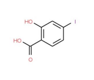 2-Hydroxy-4-iodobenzoic acid (CAS 16870-28-3) - chemical structure image