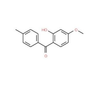 2-Hydroxy-4-methoxy-4&prime;-methylbenzophenone (CAS 1641-17-4) - chemical structure image