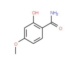 2-hydroxy-4-methoxybenzamide (CAS 6745-77-3) - chemical structure image