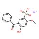 Molecular structure of 2-Hydroxy-4-methoxybenzophenone-5-sulfonic acid sodium salt 2-Hydroxy-4-methoxybenzophenone-5-sulfonic acid sodium salt - chemical structure image
