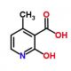 2-Hydroxy-4-methylpridine-3-carboxylic acid (CAS 38076-81-2) - chemical structure image