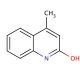 2-Hydroxy-4-methylquinoline (CAS 607-66-9) - chemical structure image