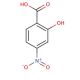 2-Hydroxy-4-nitrobenzoic acid (CAS 619-19-2) - chemical structure image
