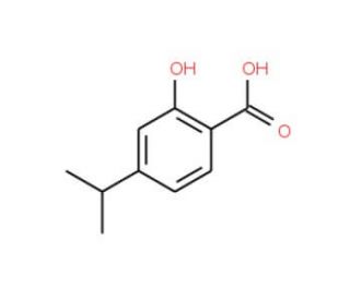 2-hydroxy-4-(propan-2-yl)benzoic acid - chemical structure image