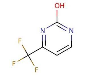2-Hydroxy-4-(trifluoromethyl)pyrimidine (CAS 104048-92-2) - chemical structure image