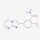 2-Hydroxy-5-imidazo[1,2-a]pyrimidin-2-yl-benzamide (CAS 864685-39-2) - chemical structure image
