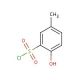 2-hydroxy-5-methylbenzene-1-sulfonyl chloride - chemical structure image