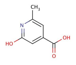 2-Hydroxy-6-methylpyridine-4-carboxylic acid (CAS 86454-13-9) - chemical structure image