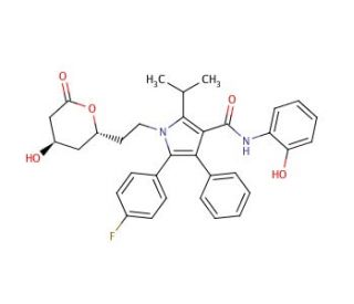 2-Hydroxy Atorvastatin Lactone (CAS 163217-74-1) - chemical structure image