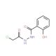 2-Hydroxy-benzoic acid N′-(2-chloro-acetyl)-hydrazide (CAS 28669-13-8) - chemical structure image