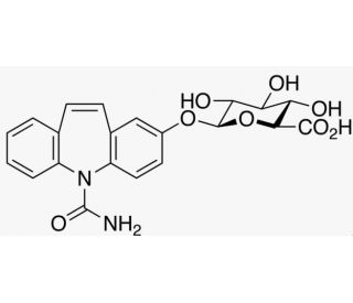 2-Hydroxy Carbamazepine &beta;-D-Glucuronide - chemical structure image