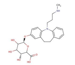 2-Hydroxy desipramine &beta;-D-glucuronide (CAS 25521-31-7) - chemical structure image