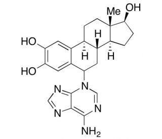 2-Hydroxy Estradiol 6-N3-Adenine - chemical structure image