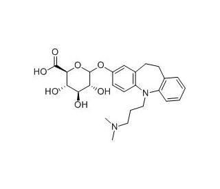 2-Hydroxy Imipramine &beta;-D-Glucuronide (CAS 54190-76-0) - chemical structure image