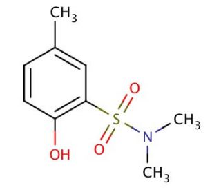 2-hydroxy-N,N,5-trimethylbenzene-1-sulfonamide - chemical structure image