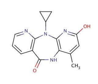 2-Hydroxy Nevirapine (CAS 254889-31-1) - chemical structure image