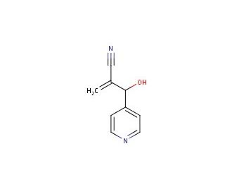 2-[hydroxy(pyridin-4-yl)methyl]acrylonitrile - chemical structure image