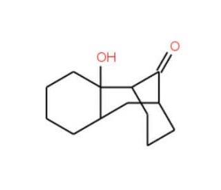 2-Hydroxy-tricyclo[7.3.1.0*2,7*]tridecan-13-one - chemical structure image