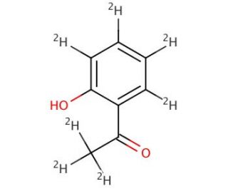 2-Hydroxyacetophenone-d7 (CAS 1189865-36-8) - chemical structure image