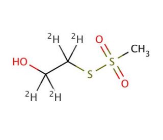 2-Hydroxyethyl-1,1,2,2-d4 Methanethiosulfonate (CAS 1020719-50-9) - chemical structure image