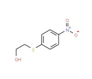 2-Hydroxyethyl 4-nitrophenyl sulfide (CAS 13287-76-8) - chemical structure image