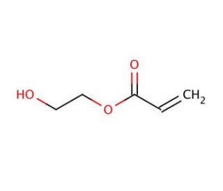 2-Hydroxyethyl acrylate (CAS 818-61-1) - chemical structure image
