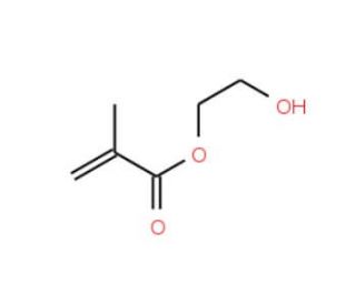 2-Hydroxyethyl methacrylate (CAS 868-77-9) - chemical structure image