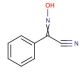 2-Hydroxyimino-2-phenylacetonitrile, mixture of syn and anti 的分子结构, CAS编号: 825-52-5 2-Hydroxyimino-2-phenylacetonitrile, mixture of syn and anti (CAS 825-52-5) - chemical structure image