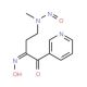 2-Hydroxyimino-4-methylnitrosamino-1-(3-pyridyl)-1-butanone (CAS 67351-31-9) - chemical structure image