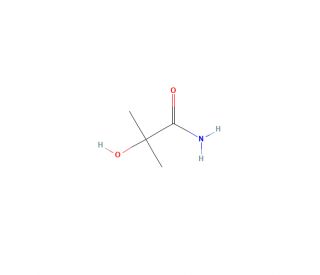2-Hydroxyisobutyramide (CAS 13027-88-8) - chemical structure image
