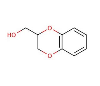2-Hydroxymethyl-1,4-benzodioxan (CAS 3663-82-9) - chemical structure image