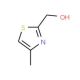 2-(Hydroxymethyl)-4-methyl-1,3-thiazole (CAS 13750-63-5) - chemical structure image