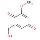 2-Hydroxymethyl-6-methoxy-1,4-benzoquinone (CAS 50827-57-1) - chemical structure image
