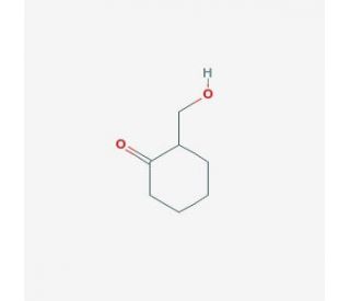 2-(Hydroxymethyl)cyclohexanone (CAS 5331-08-8) - chemical structure image
