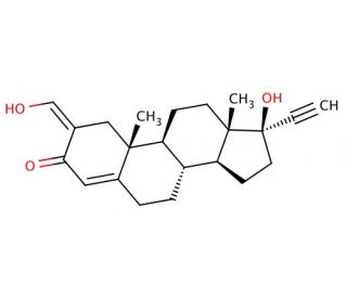 2-Hydroxymethylene Ethisterone (CAS 2787-02-2) - chemical structure image
