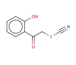 2-Hydroxyphenacyl thiocyanate (CAS 98589-48-1) - chemical structure image