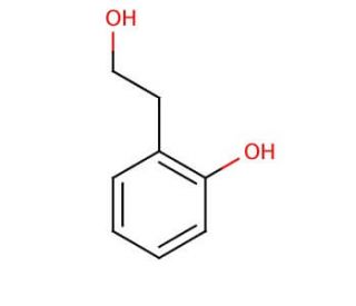 2-Hydroxyphenethyl alcohol (CAS 7768-28-7) - chemical structure image