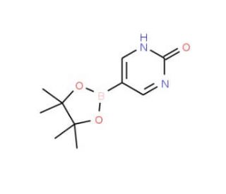 2-Hydroxypyrimidine-5-boronic acid pinacol ester (CAS 1073354-84-3) - chemical structure image
