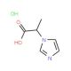 2-Imidazol-1-yl-propionic acid hydrochloride (CAS 90269-13-9) - chemical structure image