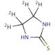 2-Imidazolidinethione-4,5-d4 (CAS 352431-28-8) - chemical structure image