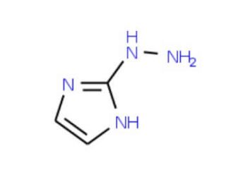 2-Imidazolylhydrazine (CAS 59214-44-7) - chemical structure image