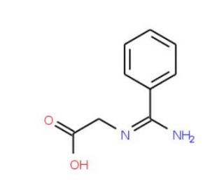 2-{[Imino(phenyl)methyl]amino}acetic acid (CAS 32683-07-1) - chemical structure image
