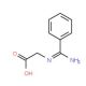 2-{[Imino(phenyl)methyl]amino}acetic acid (CAS 32683-07-1) - chemical structure image