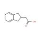 2-Indanylacetic acid (CAS 37868-26-1) - chemical structure image