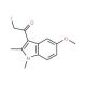 2-Iodo-1-(5-methoxy-1,2-dimethyl-1H-indol-3-yl)-ethanone - chemical structure image