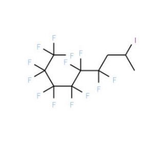 2-Iodo-1H,1H,1H,2H,3H,3H-perfluorononane (CAS 38550-34-4) - chemical structure image
