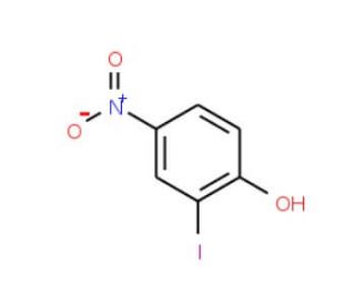 2-Iodo-4-nitrophenol (CAS 89487-91-2) - chemical structure image