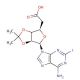 2-Iodo Adenosine 5′-Carboxy-2′,3′-acetonide (CAS 141018-26-0) - chemical structure image
