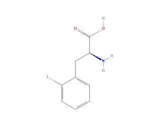 2-Iodo-L-phenylalanine (CAS 167817-55-2) - chemical structure image