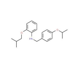 2-Isobutoxy-N-(4-isopropoxybenzyl)aniline - chemical structure image